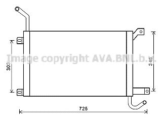 AVA QUALITY COOLING au2224 -  Радиатор, охлаждение двигателя